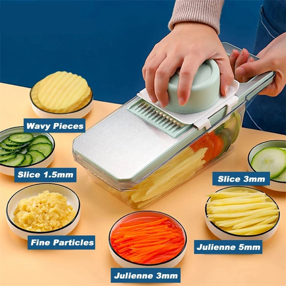 Multifunctional Shredder, Vegetable Cutter, Household Potato Shredder, Cucumber Slicer, Shredder, Vegetable Cutting Tool