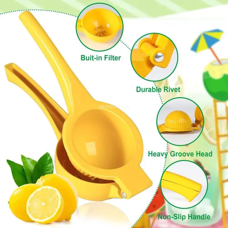Manual Lemon Clip Creative Kitchen Gadgets Colorful Manual Lemon Juicer Not Easy To Deform Mini Home Portable Lemon Clip