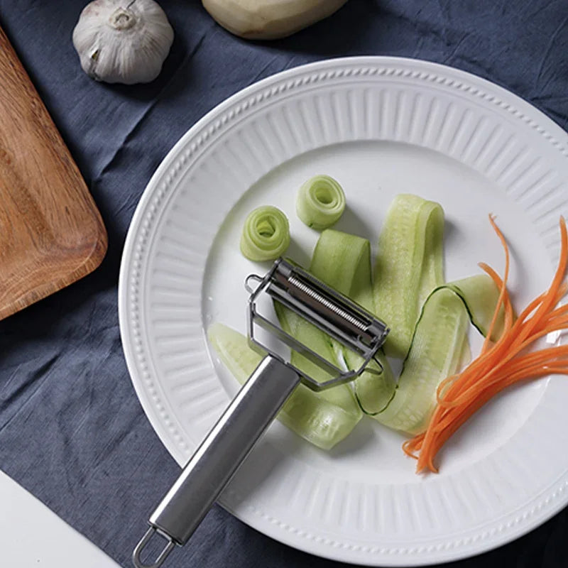 Multifunctional Stainless Steel  Kitchen Peeler Fruit Vegetable Potato Carrot Cucumber Grater Julienne Durable Vegetable Slicer