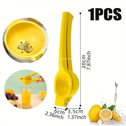 Manual Lemon Clip Creative Kitchen Gadgets Colorful Manual Lemon Juicer Not Easy To Deform Mini Home Portable Lemon Clip