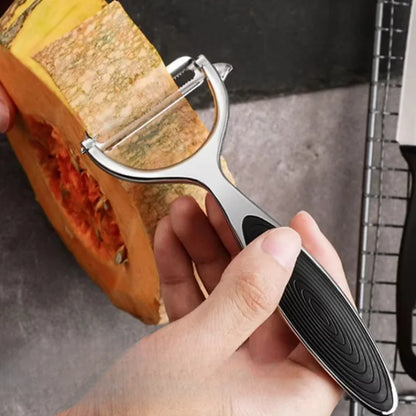 Serrated Blade/Flat Edge Peeler Potato Peeler Slicer Knife Watermelon/Melon Grater Kitchen Multi-Purpose Tool
