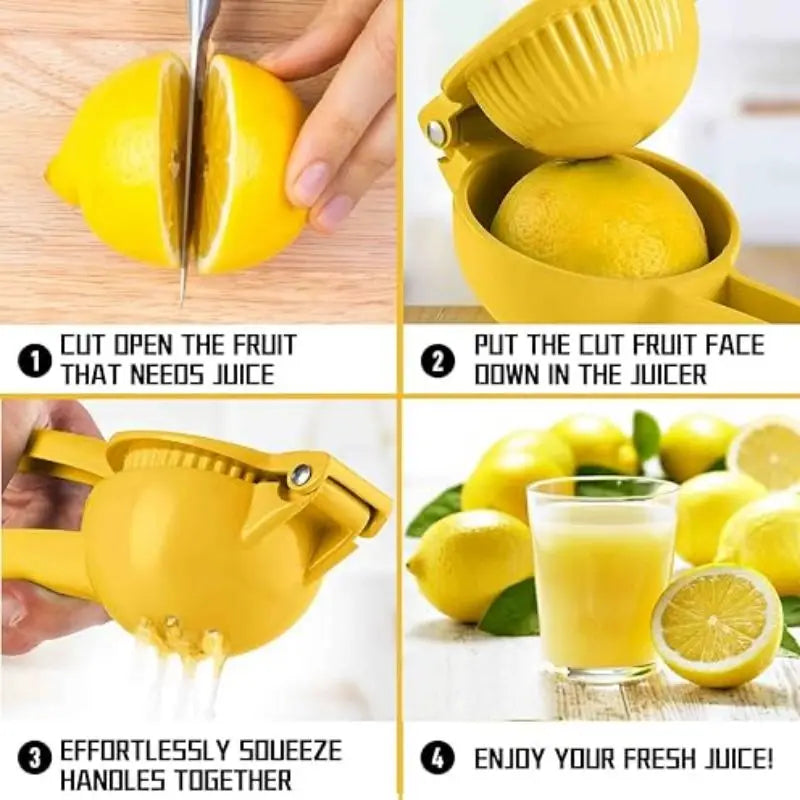 Manual Lemon Clip Creative Kitchen Gadgets Colorful Manual Lemon Juicer Not Easy To Deform Mini Home Portable Lemon Clip