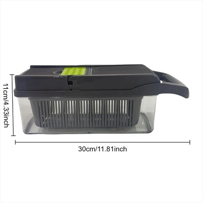 14Set of multifunctional grater, potato shredded vegetables, dicing, handy gadget slicer, kitchen for home, lazy shredding