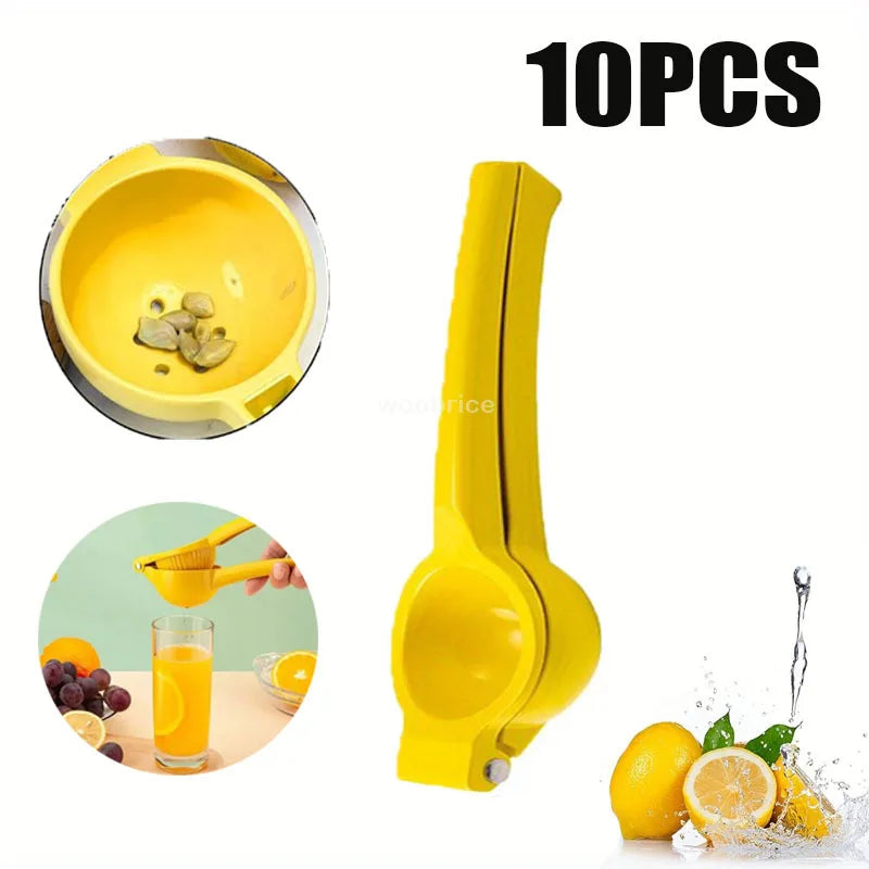 Manual Lemon Clip Creative Kitchen Gadgets Colorful Manual Lemon Juicer Not Easy To Deform Mini Home Portable Lemon Clip