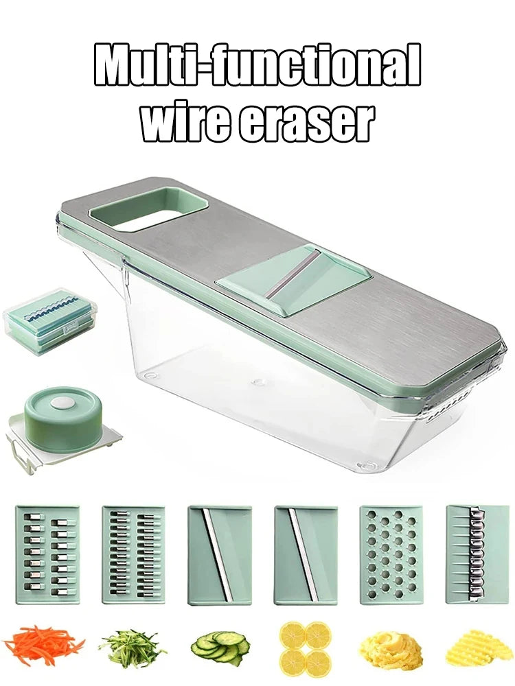 Multifunctional Shredder, Vegetable Cutter, Household Potato Shredder, Cucumber Slicer, Shredder, Vegetable Cutting Tool