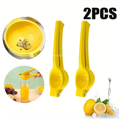 Manual Lemon Clip Creative Kitchen Gadgets Colorful Manual Lemon Juicer Not Easy To Deform Mini Home Portable Lemon Clip