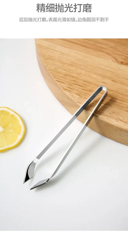 1pcs 430 Stainless Steel Fish Bone Tweezers Pincer Clip Puller Remover Tongs Fish Bone Plucking Clamp Kitchen Gadgets Tools