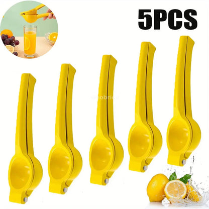 Manual Lemon Clip Creative Kitchen Gadgets Colorful Manual Lemon Juicer Not Easy To Deform Mini Home Portable Lemon Clip