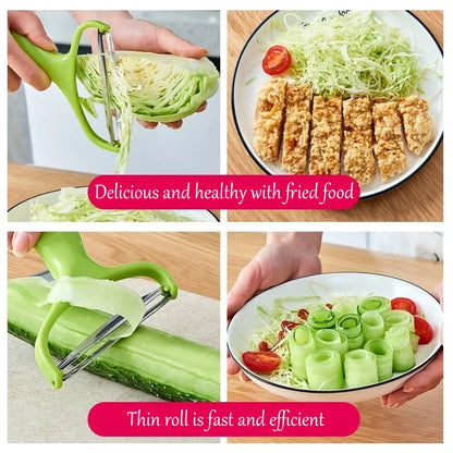 1/3/5pcs Peeler Vegetables Fruit Stainless Steel Cabbage Graters Salad Potato Slicer Kitchen Accessories Cooking Tools