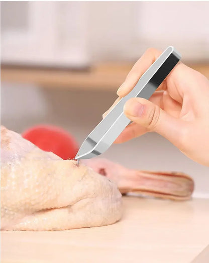 1pcs 430 Stainless Steel Fish Bone Tweezers Pincer Clip Puller Remover Tongs Fish Bone Plucking Clamp Kitchen Gadgets Tools