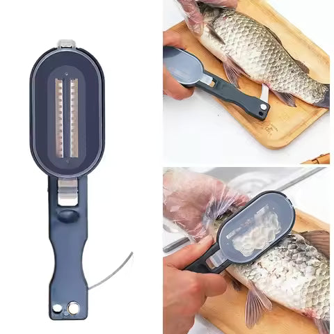 Stainless Fish Scales Removal Grater brush Cleaning Peeler Scraper bone scaler Tongs tweezers tool Fast Cleaner Skin BrushPeeler